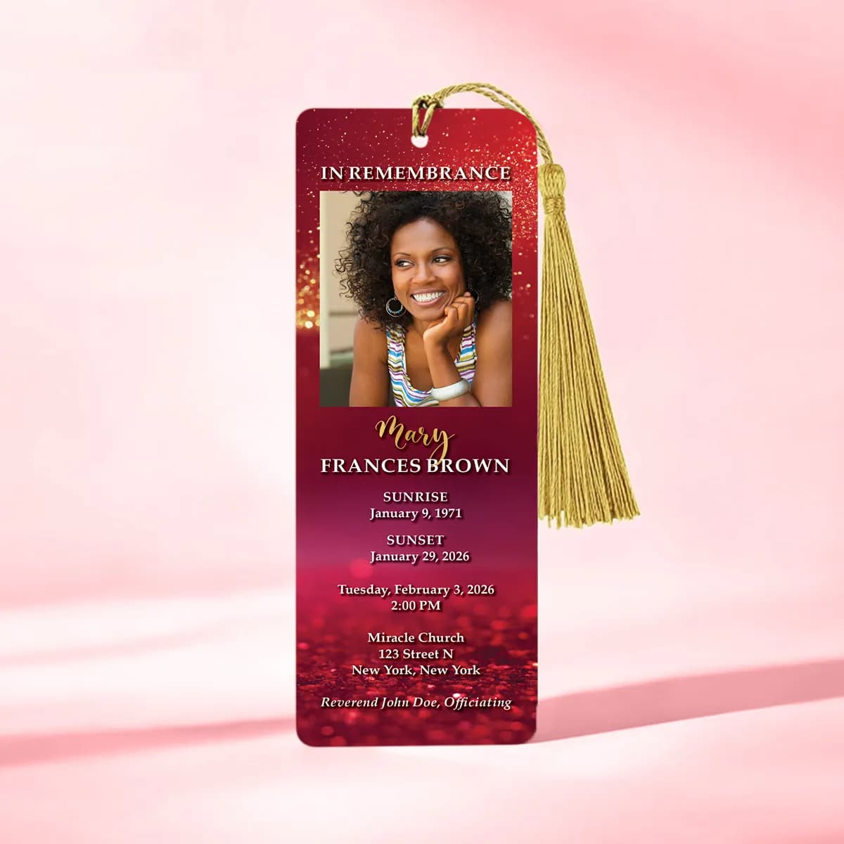Tribute Bookmarks